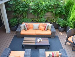 Rooftop Terrace In Chelsea For Enteraining  "Dream Team's" Portland Garden  Garden Design  Calimesa, CA