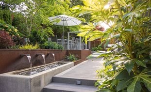 Outdoor Dining Terrace, Canopy Of TreesSmall Garden PicturesGarden 