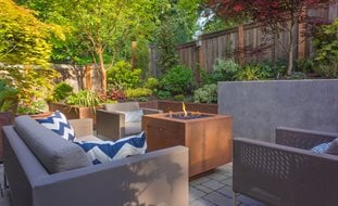 Outdoor Living Room, Retaining Walls
Ornamental Grasses in Pots
Garden Design
Calimesa, CA