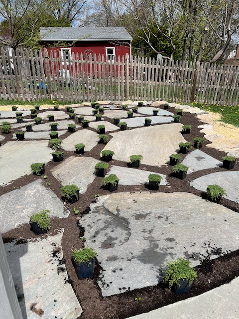 Stone Patio Layout
Garden Design
Calimesa, CA