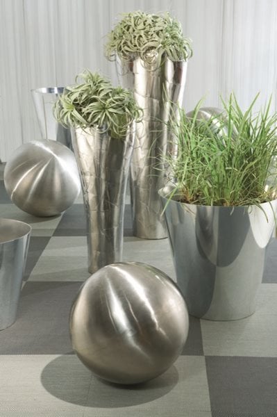 Metallic Outdoor Furniture & Decor - Gallery | Garden Design