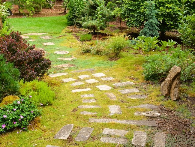 Asian Style Garden Pathway Garden Design 17902 