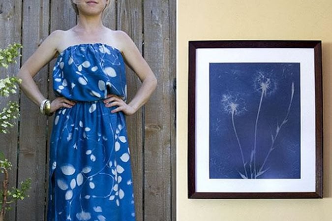 DIY Cyanotype Sunprint Fabric Kit